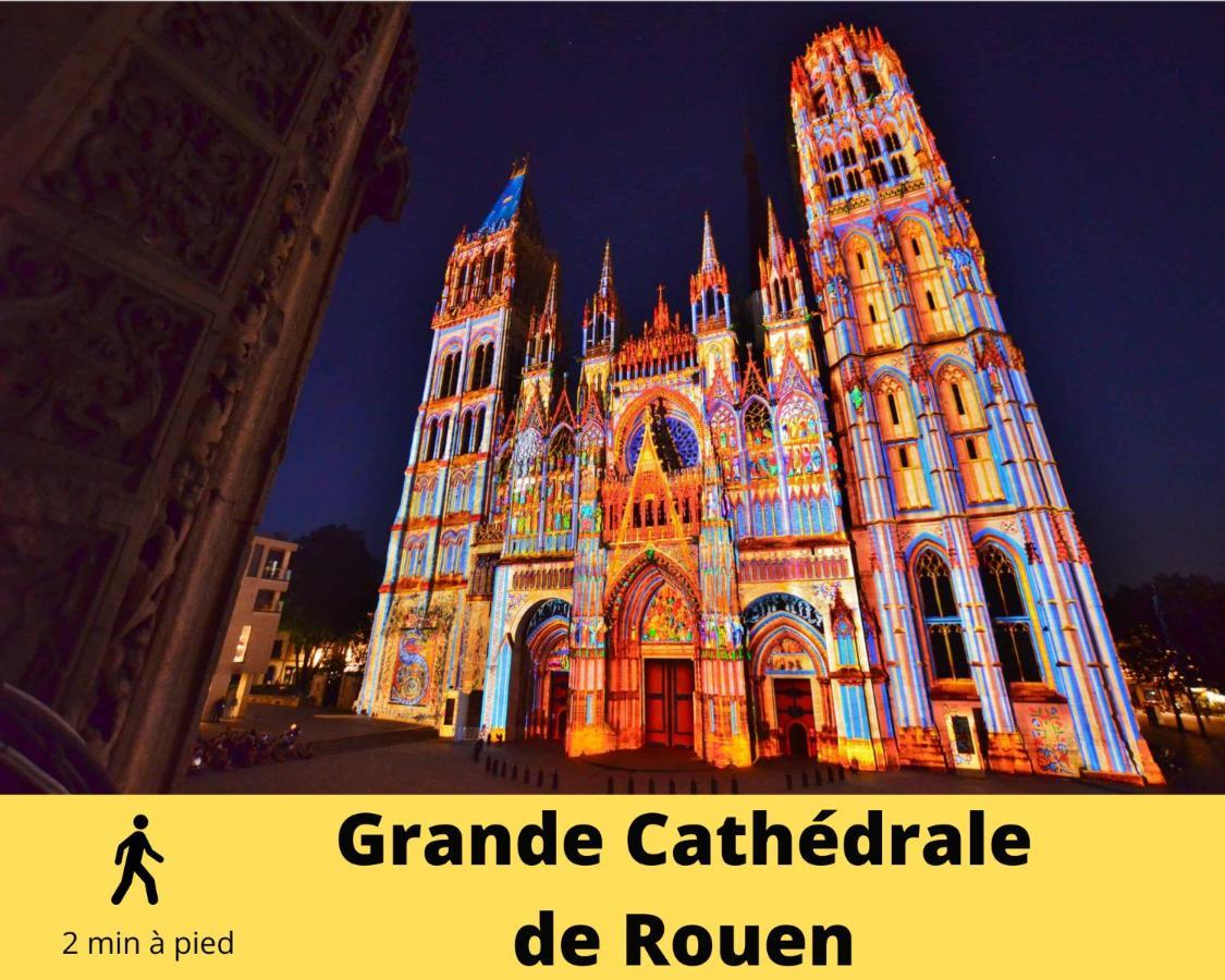 4 People+Free Street Parking+Cosy Centre Ville Apartment Rouen Ngoại thất bức ảnh