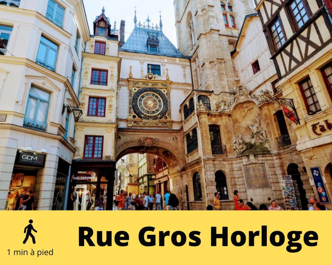 4 People+Free Street Parking+Cosy Centre Ville Apartment Rouen Ngoại thất bức ảnh