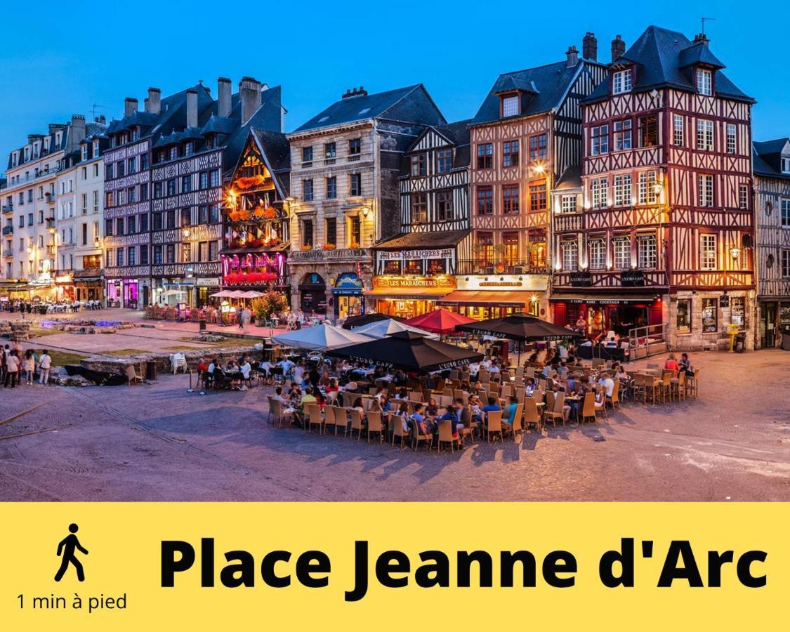4 People+Free Street Parking+Cosy Centre Ville Apartment Rouen Ngoại thất bức ảnh